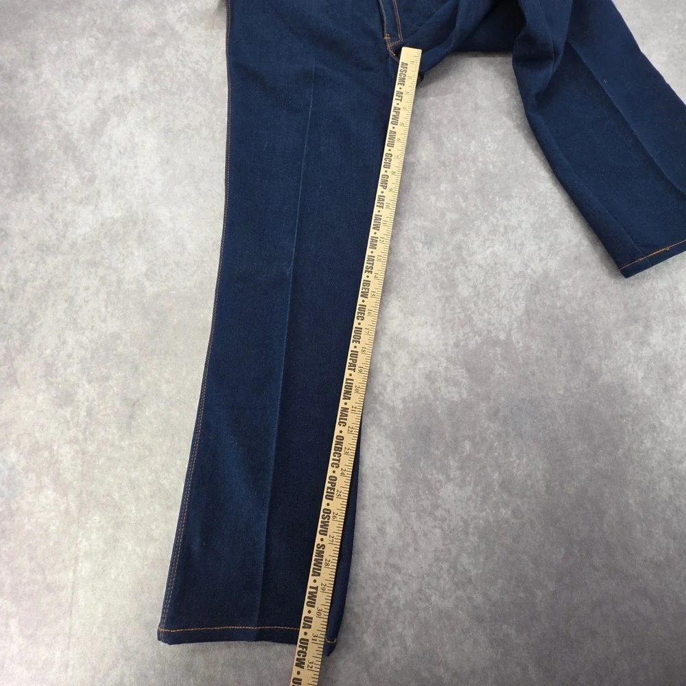 Vintage Braxton Stretch Designer Jeans Mens 32x31‎ Blue Straight Leg NWT 80s